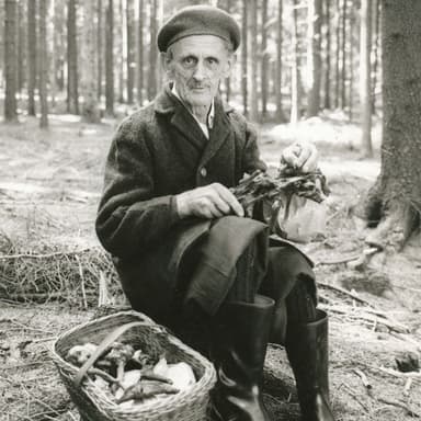 Der Pilzexperte Xaver Sammer, genannt Xidi